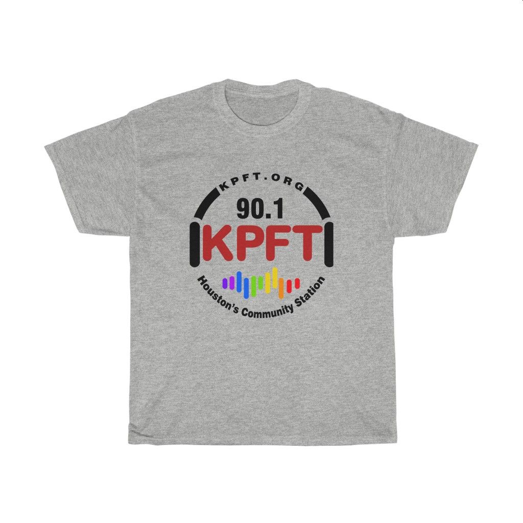 KPFT Grey T-shirt w/New 2021 Logo